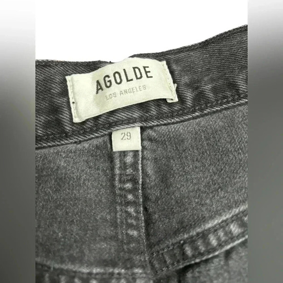 AGOLDE Riley High Rise Straight Crop in Edit Button Fly Women’s 29 - Picture 11 of 16